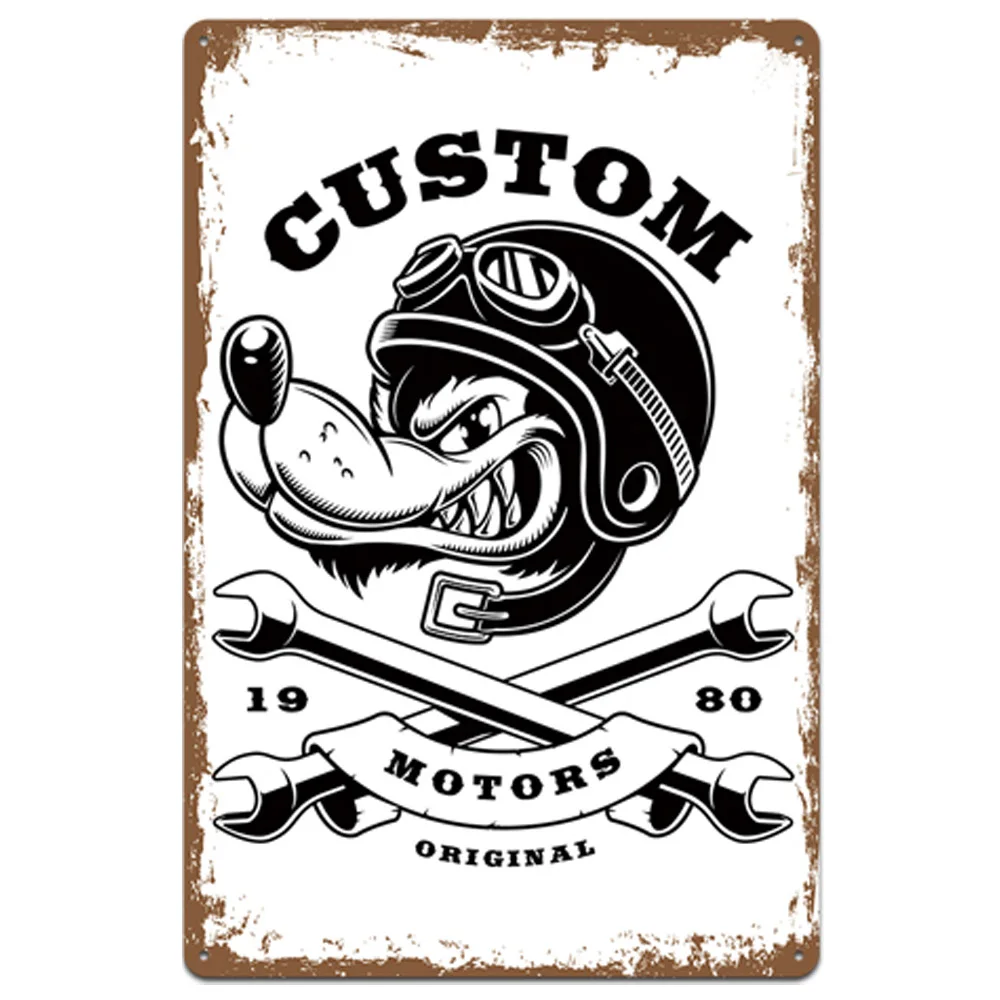 

Garage Tools Tin Sign Hand Tool Vintage Metal Sign Wall Art Metal Crafts Home Decor Painting Plaques Art Poster