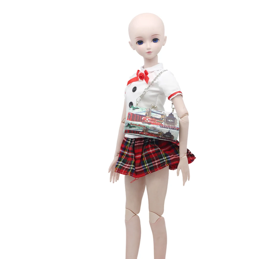 1 шт., модная сумка для кукол 18 дюймов 43 см, подходит для кукол 1/3, 1/4, BJD, 16 дюймов, посылка, аксессуары, Детские Подарочные игрушки