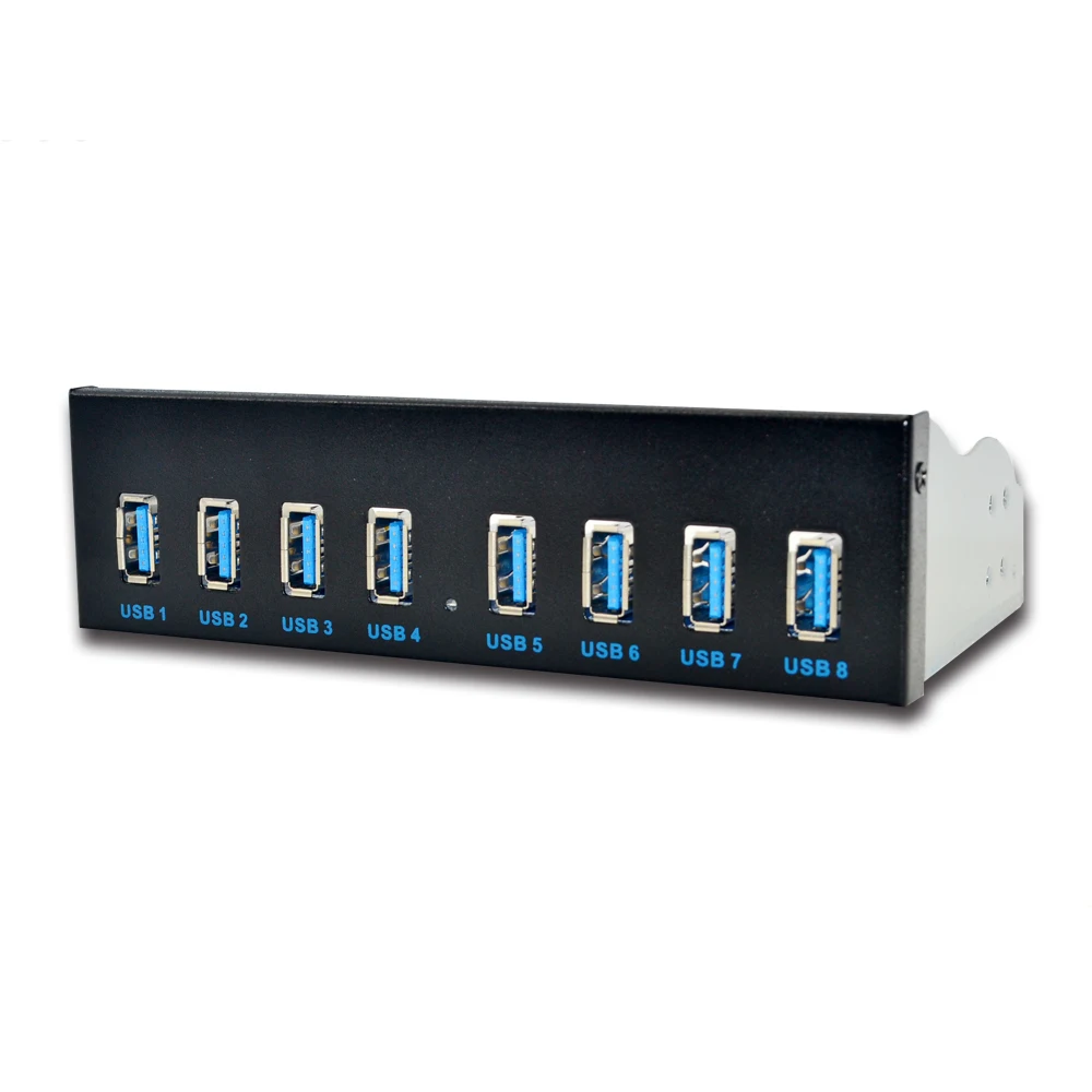 Usb хаб с 8 портами USB 5 25 3 0 Фронтальная панель разветвитель концентратор для ПК