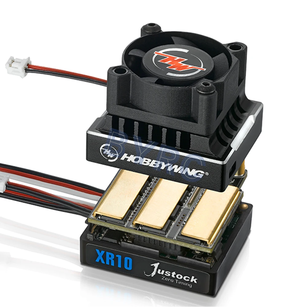 Щеточный электронный регулятор скорости Hobbywing Xerun XR10 Justock 60A датчиками