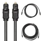 Цифровой волоконно-оптический аудио кабель Toslink, свинцовый шнур 1 м 1,5 м 2 м 3 м 5 м 10 м 15 м 20 м SPDIF MD DVD, позолоченный кабель