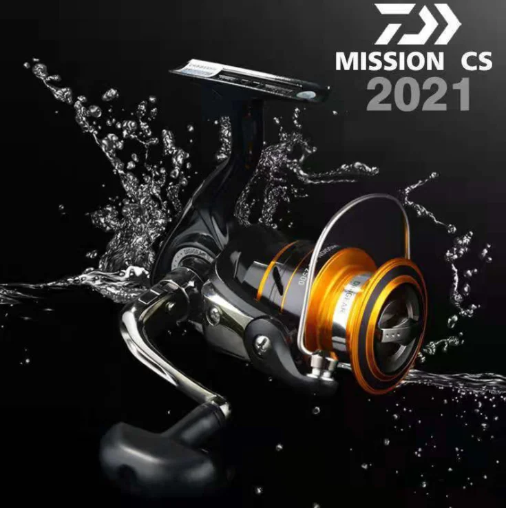 

2021 New DAIWA MISSION CS SS 2000 2500 3000 4000 5.3:1 ABS Spool Low Gear Ratio Saltwater Fishing Spinning Reel