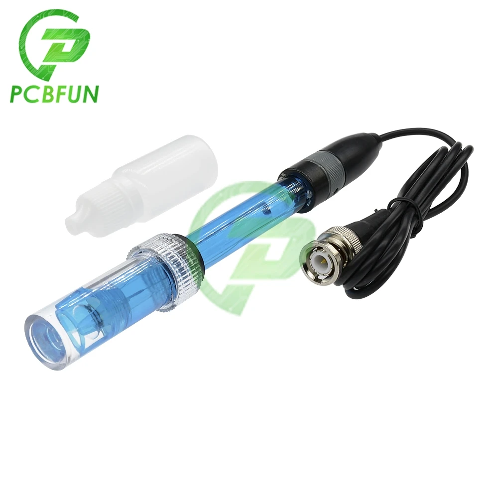 PH Electrode Probe BNC Connector Controller Meter Sensor Range 0-14 pH for Aquariums Hydroponics Laboratory Detect Medidor | Электронные