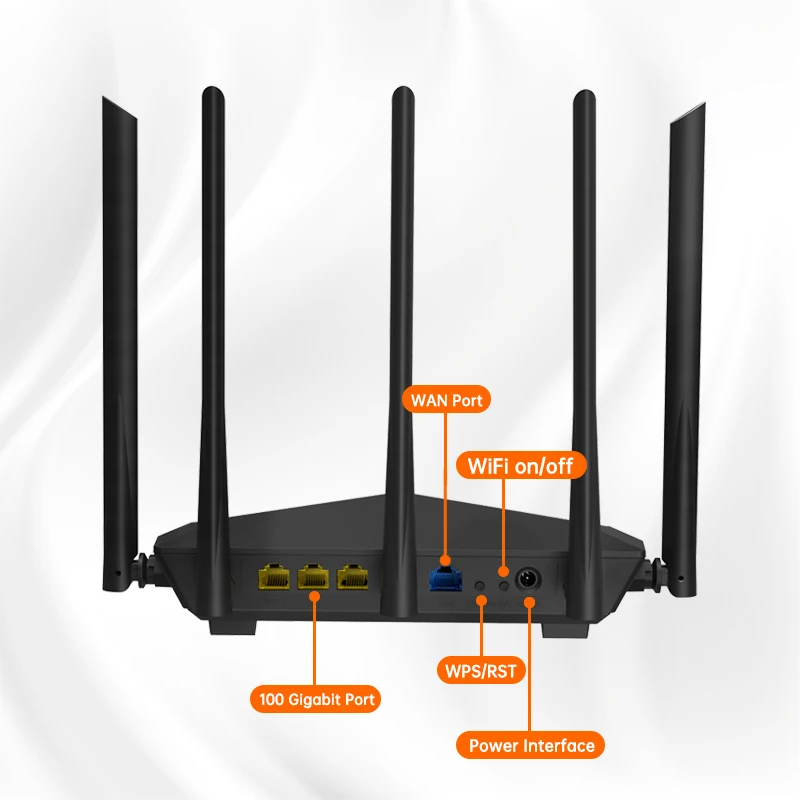Беспроводной Wi Fi маршрутизатор GLVISION GLC7 10/100 м AC1200 2 4 ГГц/5 8 ГГц двухдиапазонный