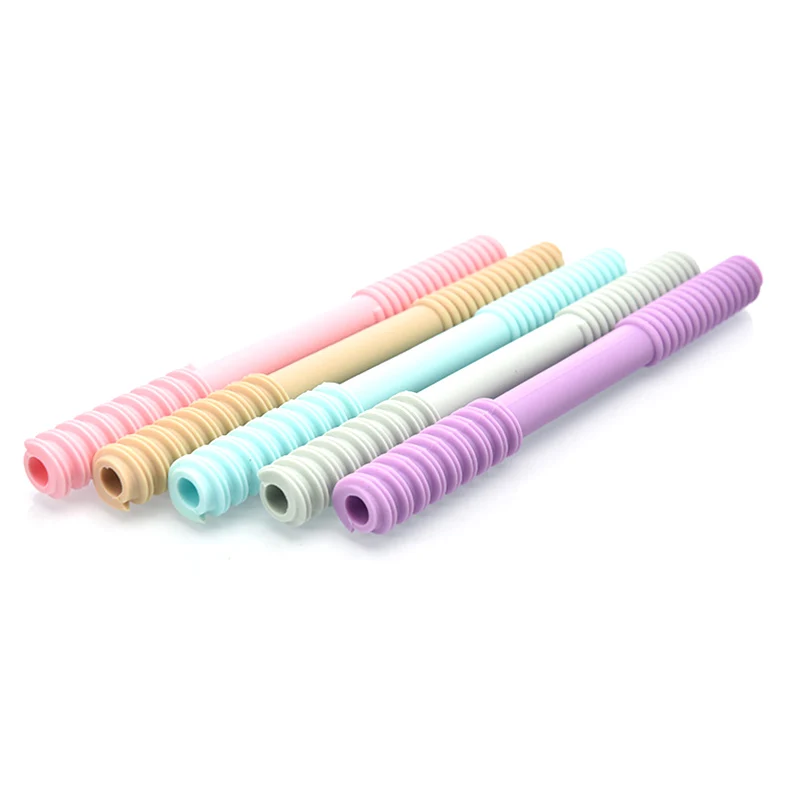 

Baby Silicone Teether BPA Free Infant Teething Sensory Chew Molar Stick