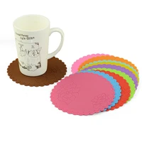 round heat resistant silicone non slip kitchen placemat insulation coaster bowl cup pad pot holder table mat hom decor 51132