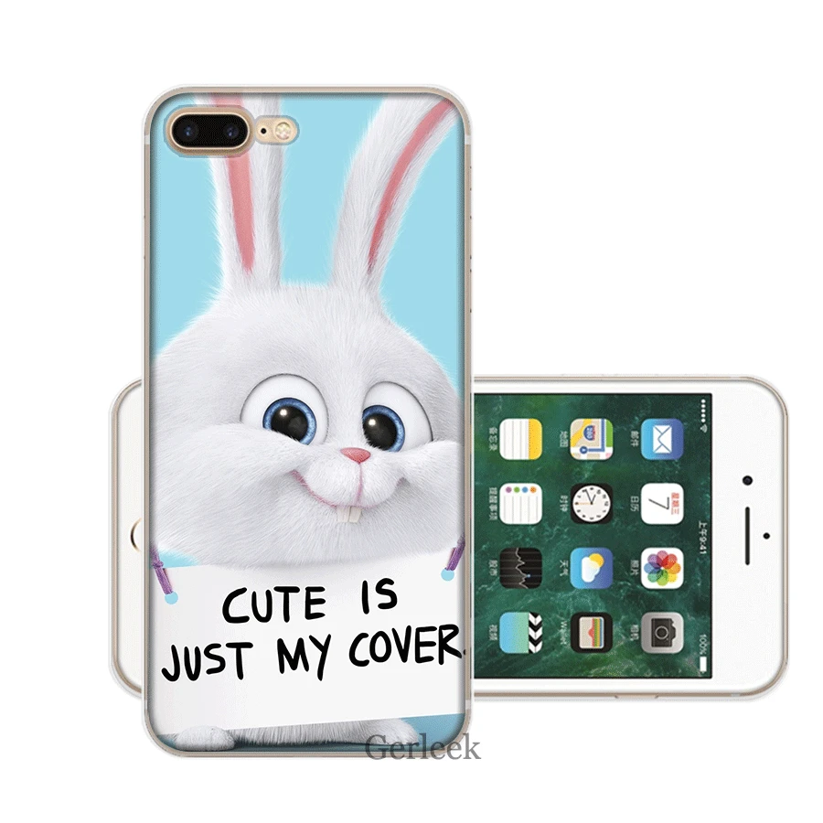 11 Чехол для мобильного телефона из ТПУ для iPhone 11 Pro XR X XS Max iPhone 7 8 6 6S Plus 5 5S SE, чехол с милым кроликом - Цвет: 11