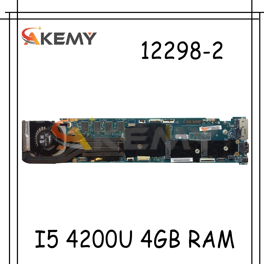 

Akemy 12298-2 48.4LY07.021 For Lenovo ThinkPad X1 Carbon Laptop Motherboard 00HN762 00HN774 00HN766 CPU I5 4200U 4GB RAM