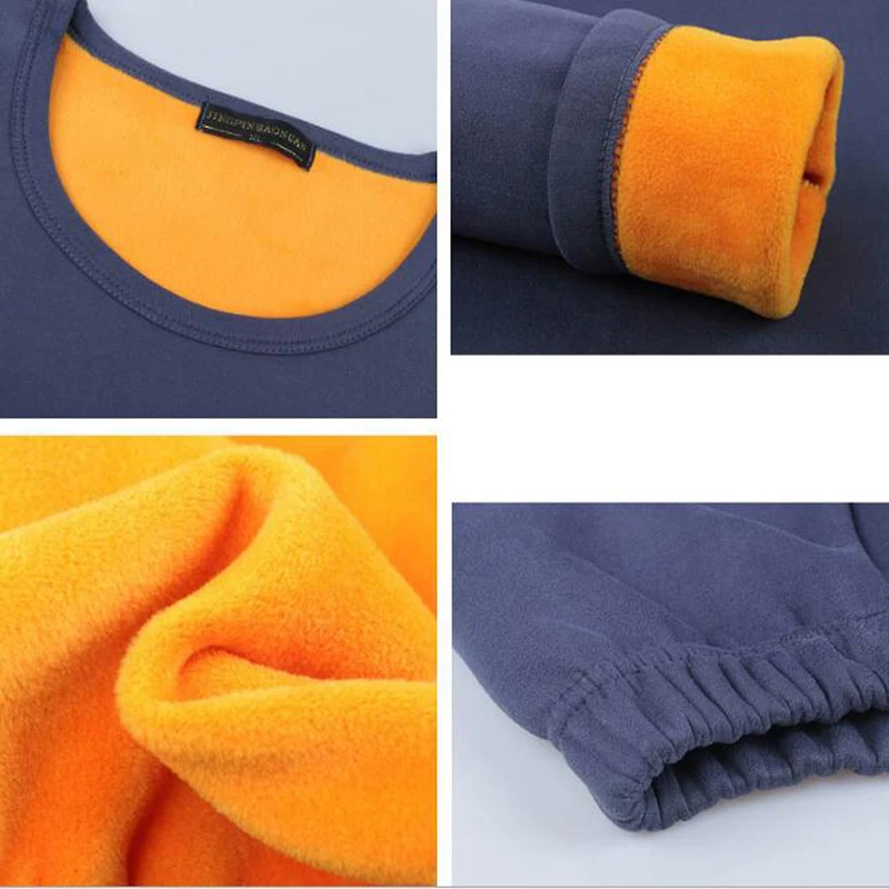 Новое поступление утепленный стильный комплект термобелья подштанники для