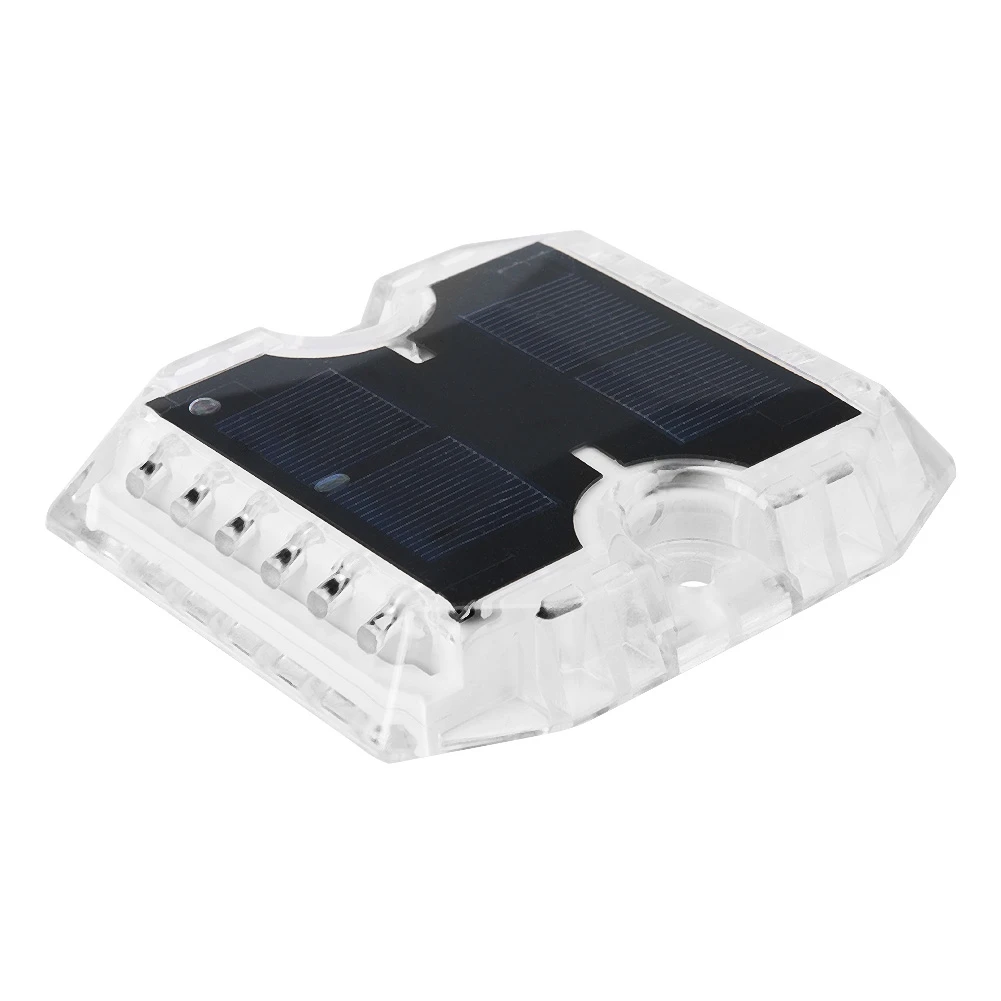 

12LED Solar Powered Stud Light Sqaure Road Pathway Highway Tunnel Light IP68 Waterproof(Green)Road