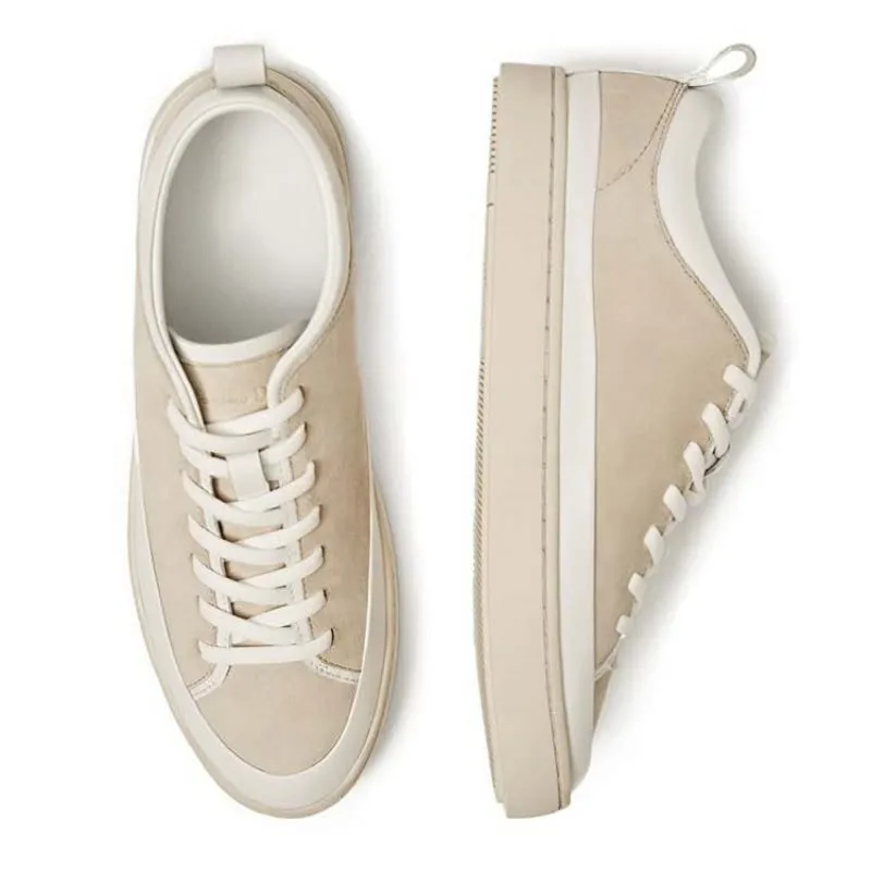 

Designer Women Autumn Low Cut Flats Lace Up Joggers Sneakers Fashion Genuine Leather Shoes Ladies Casual Round Toe Outside Shoes