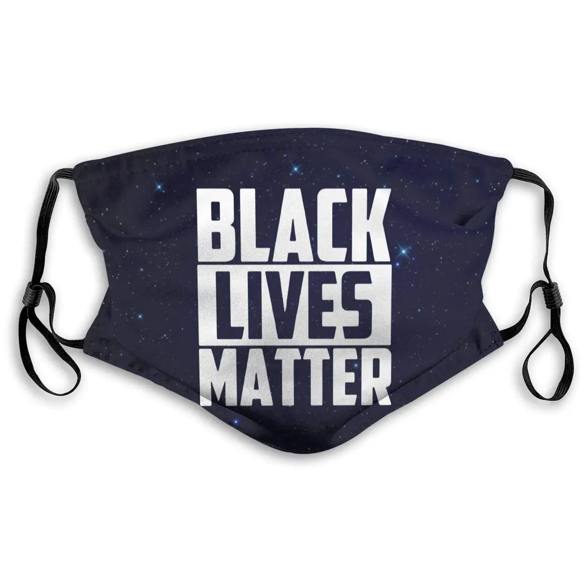 

Защитная маска с фильтром из активированного угля Black Lives с фильтрами PM2.5 5 слоев для мужчин и женщин