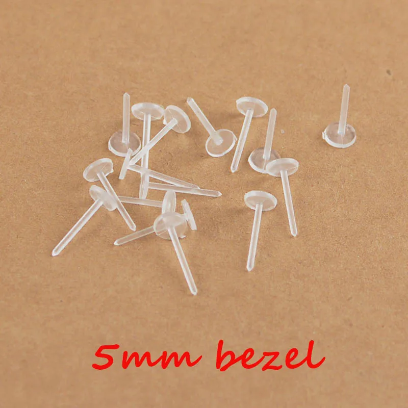 100 шт. дешевые серьги круглые бусины Diy ювелирных изделий Пластик аксессуары 3/5 мм