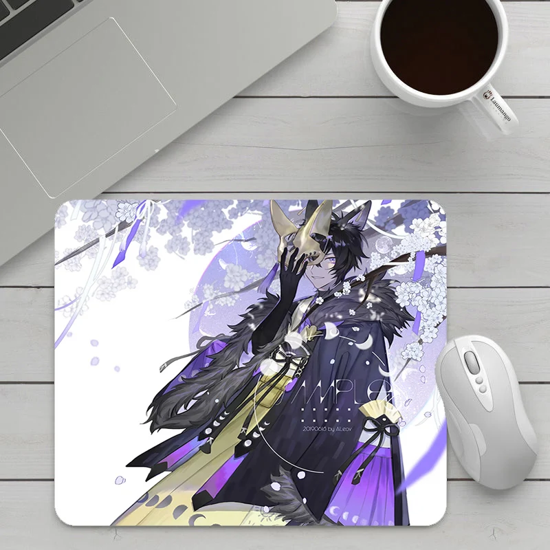 

Cute Small Mousepad With Cute Cartoon Pattern of Onmyoji Keyboards Accessories Pad on the Table Pad for Computer Mouse Anime Rug