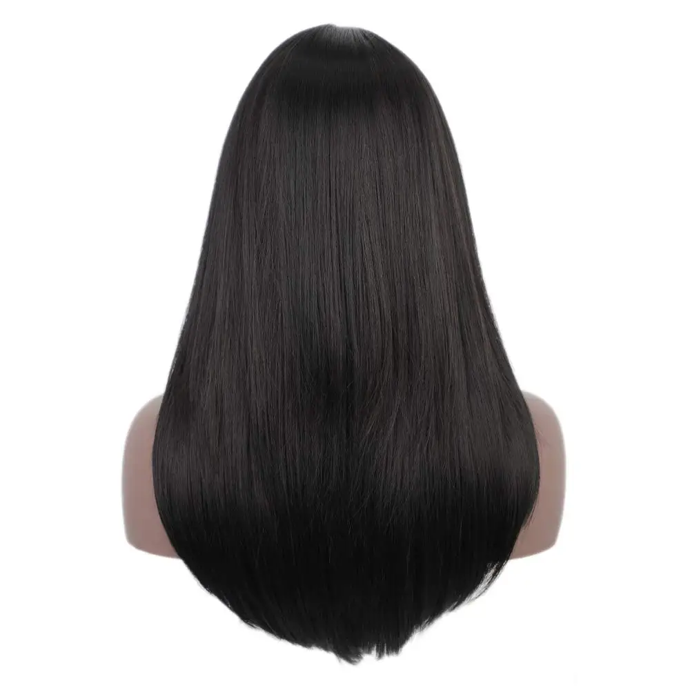 

Headband Wig Synthetic Long Straight Synthetic Hair Headband Wig for Black Women 20 22 24 26 28 30 Inch