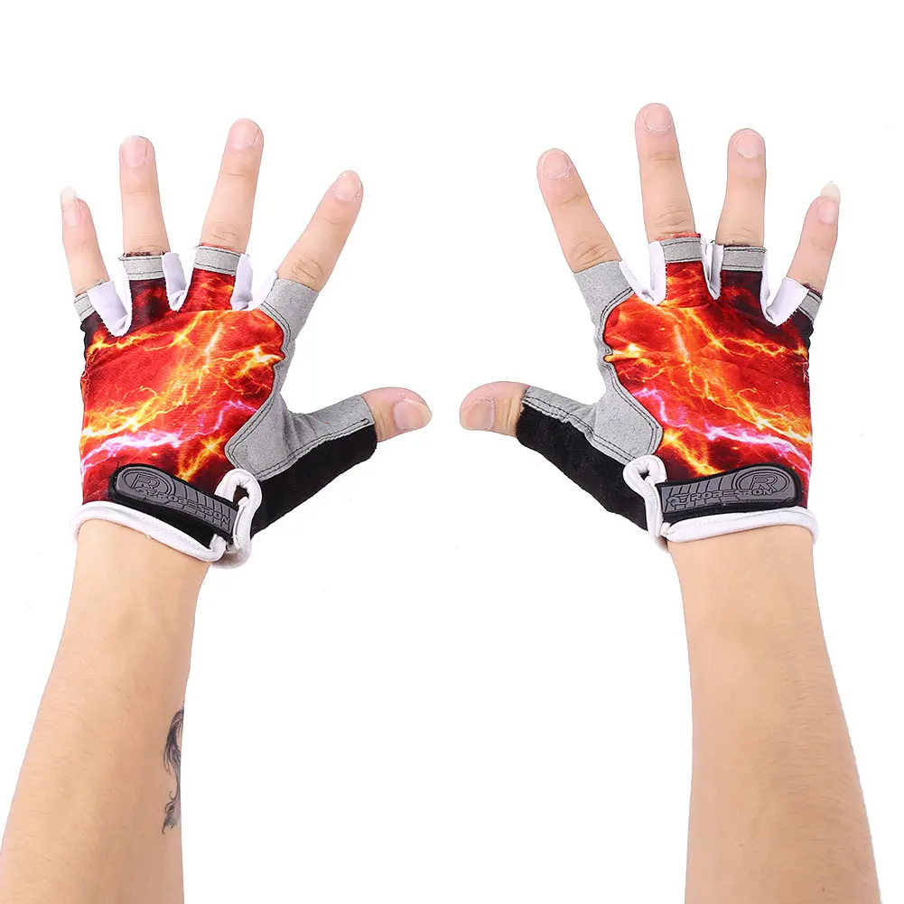 Открытый дышащий велосипед Велоспорт велосипедные перчатки с коротким пальцем