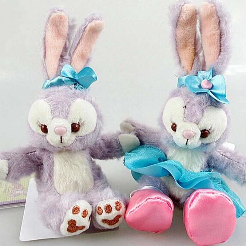 

Duffys Bear New Friends Disney StellaLou Rabbit Plush Dolls Keychain Bag Pendant Ornament Girl Gifts Toys