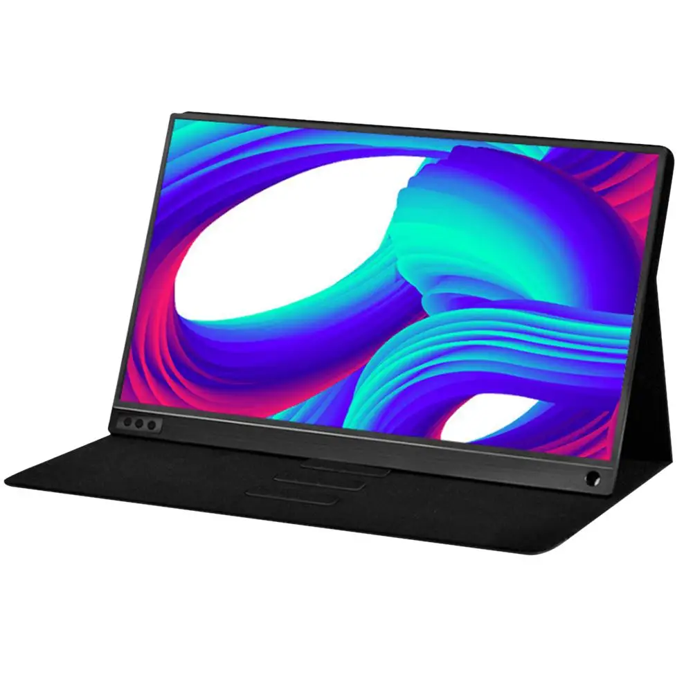 구매 울트라씬 15.6 인치 휴대용 Led Hd 모니터, 1920x1080P 풀 HD Usb 타입 C IPS 스크린 게이밍 모니터 Xbox 노트북 폰용