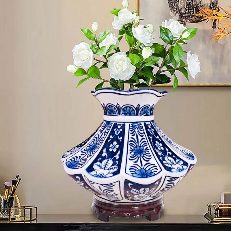

Сине-белый фарфор, искусство посадки, Китайская керамика, для гостиной, обеденного стола, кабинета, украшение для дома, подарок