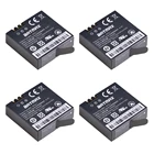 Сменные аккумуляторные батареи для Xiaomi Yi 4K II, 4 шт., 1400 мАч, для экшн-камеры Xiaomi Yi 4K 2, аксессуары для Xiaomi Yi