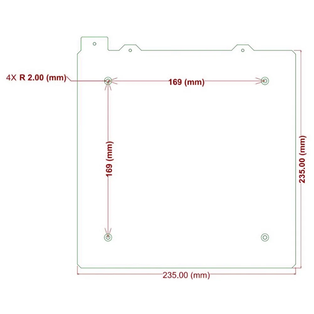 

24V Magnetic Heated Bed and Double Sided Powder Coated PEI Steel Sheet 3D Printer Part for Ender-3 JR Deals