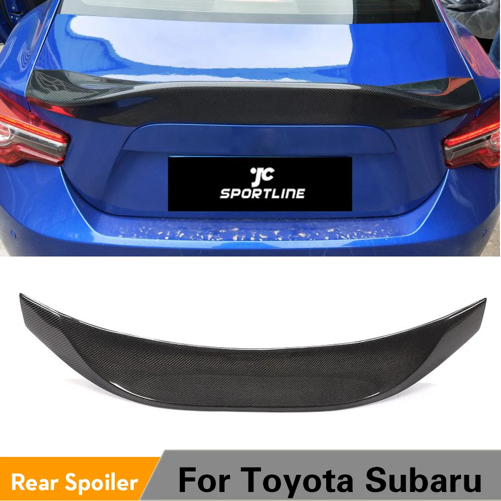 

Carbon Fiber Rear Trunk Spoiler Boot Lip Wing Spoiler For Toyota 86 BRZ 2013 - 2018