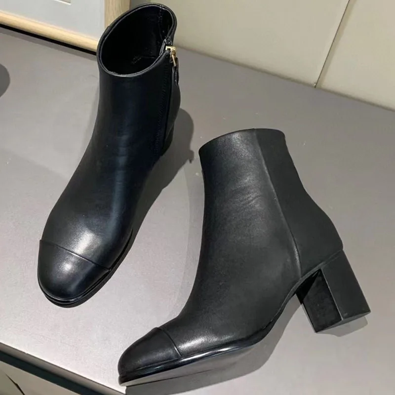 

Брендовые дизайнерские новые высококачественные Ботинки Martin из натуральной кожи с круглым носком и боковой молнией на платформе Модные же...