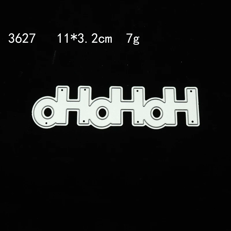 

JC Metal Cutting Dies HOHOHO Letters DIY for Scrapbooking Die Cut Handmade Paper Card Make Stencil Craft Mold Mould Model Decor