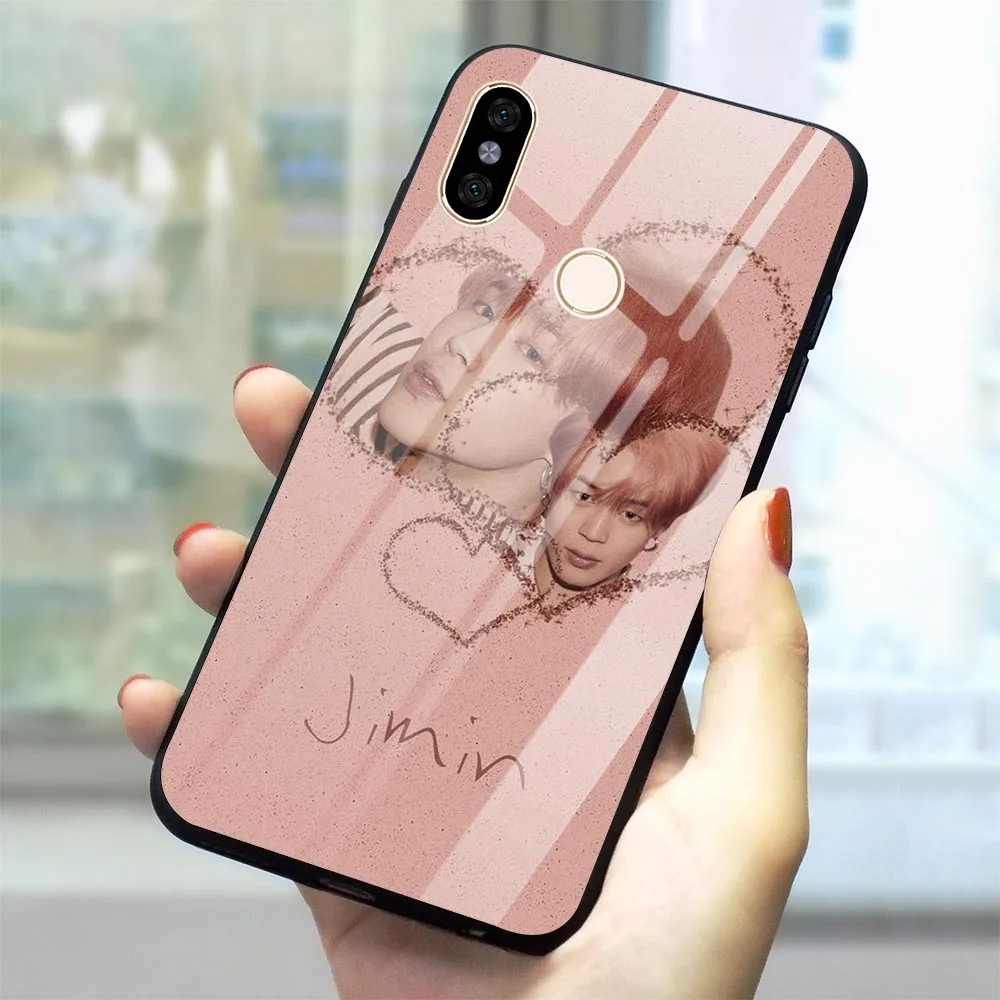 Чехол для телефона Park Jimin Kpop Xiaomi Mi 8 Redmi 4X 6A Note 5 6 7 Pro A1 A2 Lite 9 F1 закаленное