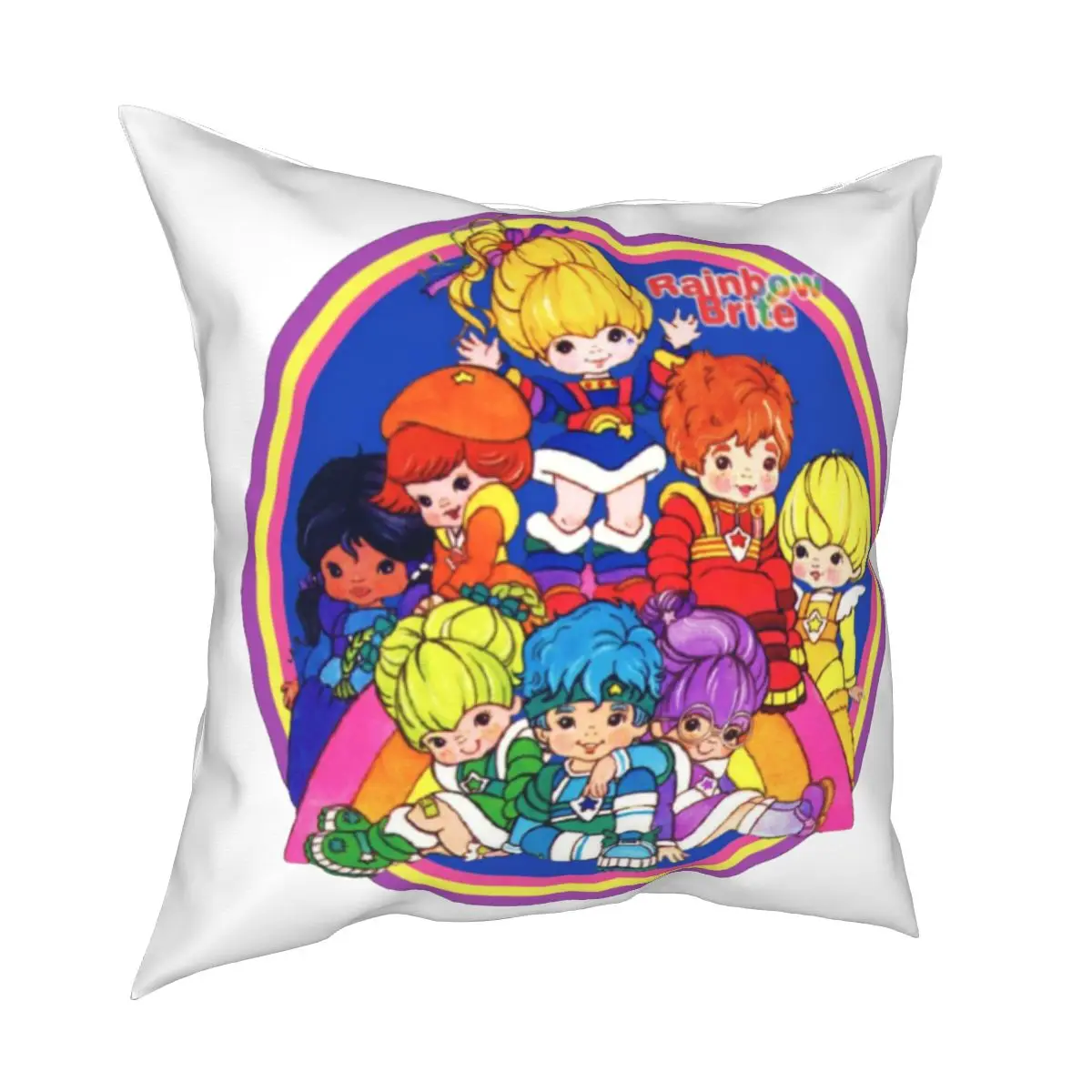 Квадратная подушка Rainbow Brite Girl Pride чехол 80-х годов ретро мультяшный для подушки