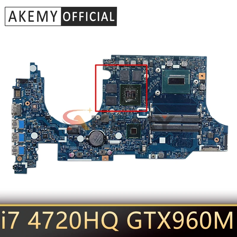 

Для Acer aspire VN7-591 VN7-591G Материнская плата ноутбука 14206-1 448.02W02.0011 Процессор i7 4720HQ GPU GTX960M протестированная 100% работа материнская плата