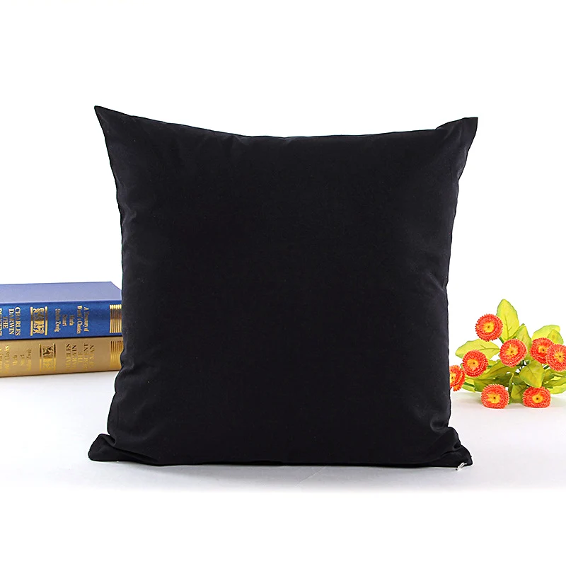 45x45 см однотонная подушка крышка квадратная наволочка стул диван автомобиля