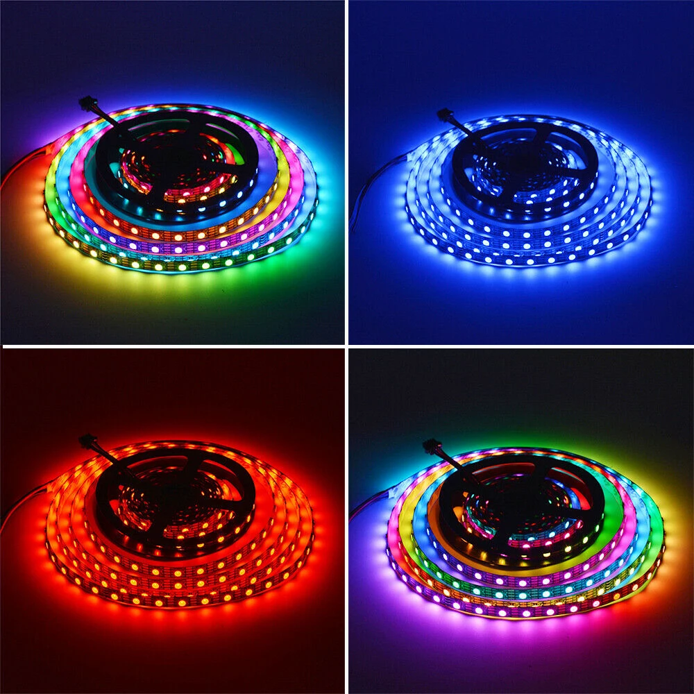 Улучшенная Модифицированная Светодиодная лента WS2815 WS2813 5050 RGB 5 в постоянного тока
