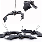1 шт. Реалистичная поддельная Летучая Мышь Хэллоуин подвесные реквизиты украшение на Хэллоуин для дома на открытом воздухе вечеринки сделай сам страшные аксессуары игрушки 2021