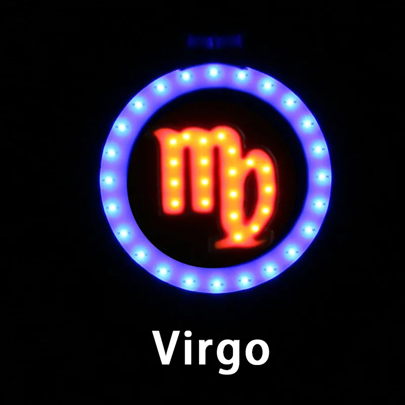 Virgo Колесо велосипеда светильник Водонепроницаемый Велоспорт Шлем хвост светильник Фонари задний светильник для велосипеда USB Перезаряжаемые безопасности ночной езды - Цвет: Virgo