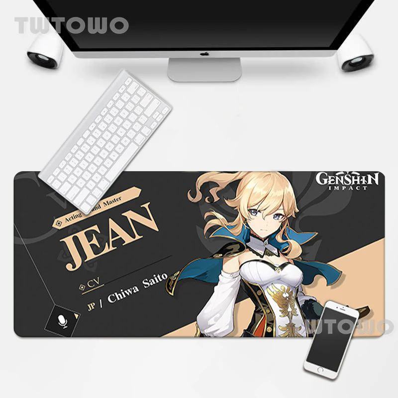 

Mats Genshin Impact Comfort Mouse Pad Large Custom Desk Mat MousePads Mouse Pad Gamer Table Mat Natural Rubber Mouse Pad Laptop