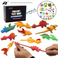 tpr dinosaur ejection fidget toy vent simulation animal antistress finger ejection slingshot stress reliever toy 2021 new