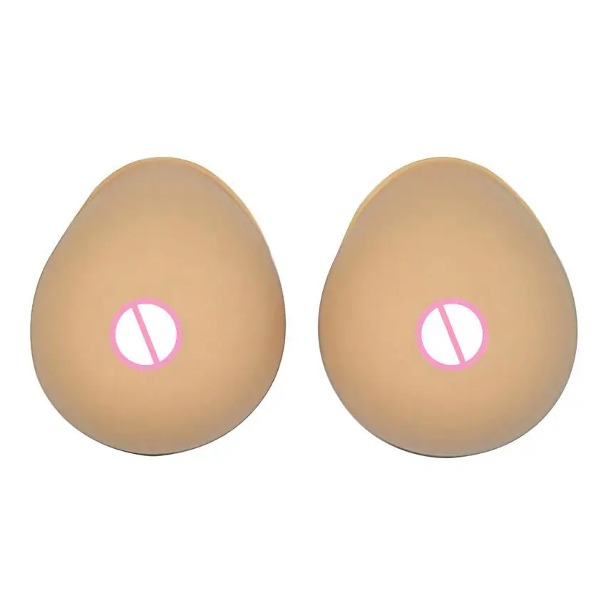 Silicone Artificial Breast Forms 2020 1000g Suntan Realistic Fake Boobs Enhancer CD Transvestite Costume Super Soft Silicone