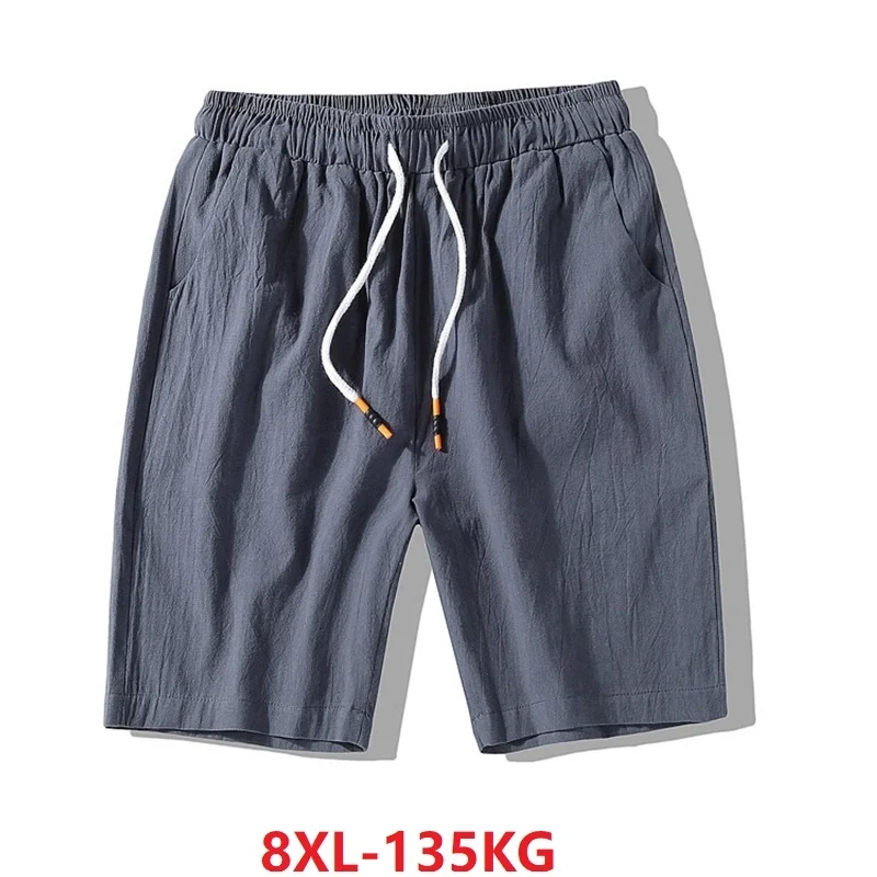Шорты мужские домашние свободного покроя повседневные винтажные дышащие