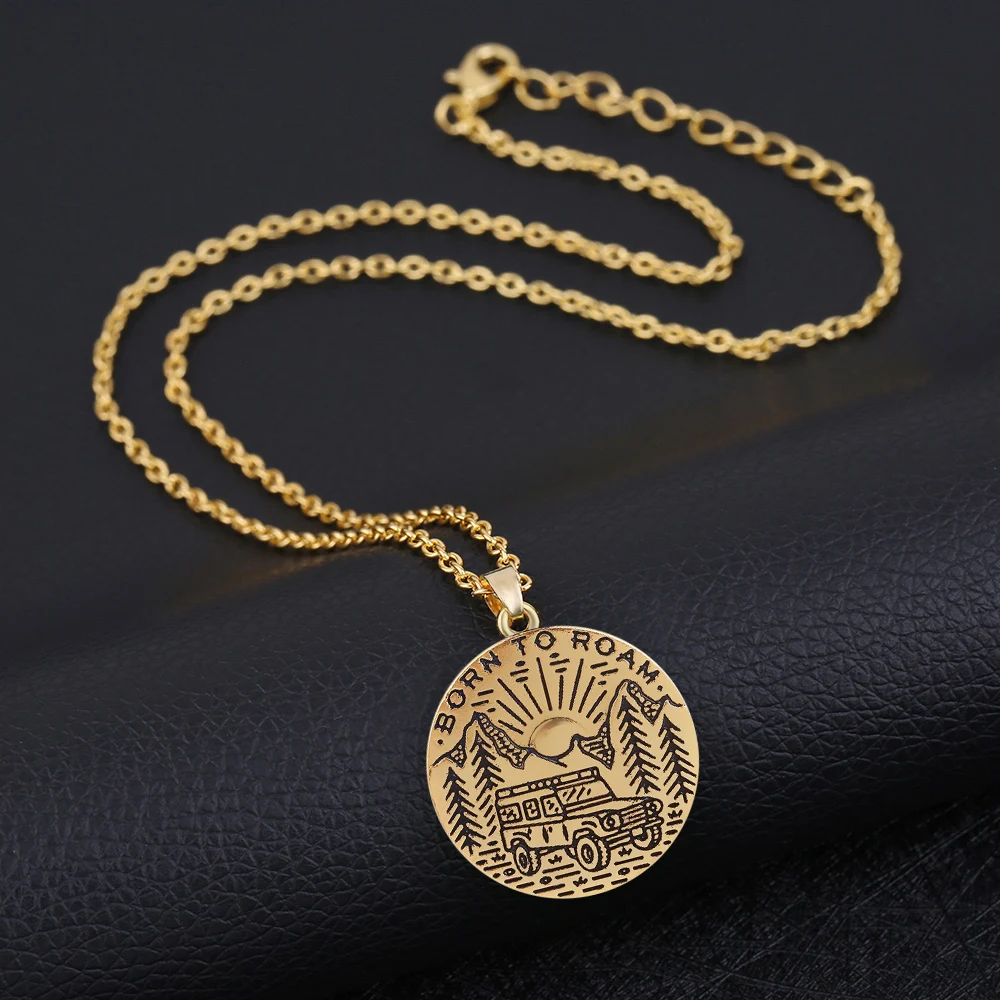 Ожерелье с подвеской Skyrim модное серебристое золотое ожерелье надписью Born To Roma &amp