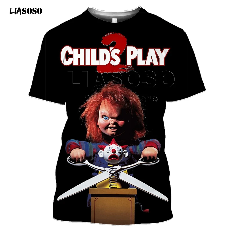 Новое поступление из фильма ужасов Child of играть персонажа Чаки 3D печатных мужские