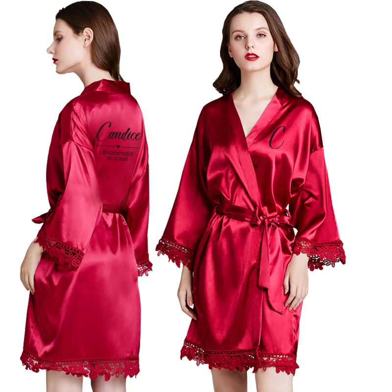 Женское кружевное кимоно свадебное платье для невесты и подружки балахон