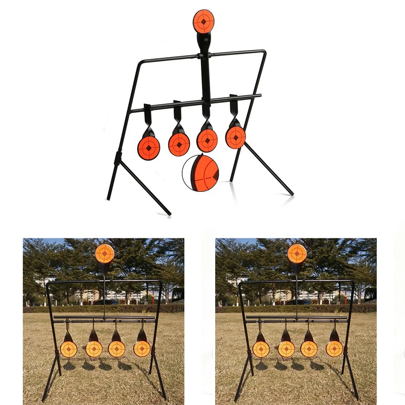 

Металлическая цель для стрельбы, набор для тренировки/игры в стрельбу, целевая цель горячая Распродажа 5 целев, самовосстанавливающаяся спи...