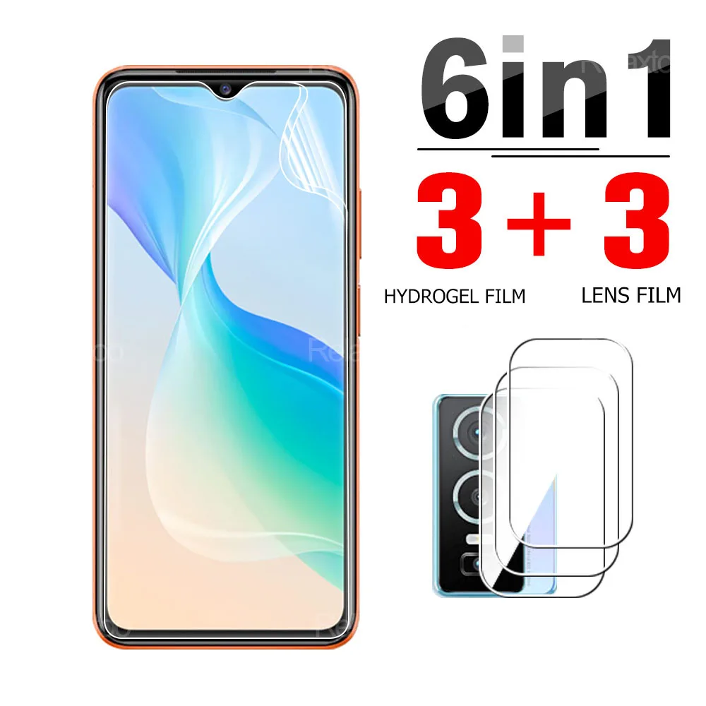 

6in1 Hydrogel Film For vivo Y76 5G Y76s Y15 s a y12 y17 y52 y72 y73 Y12S 2021 Y20 i Y12S y1 s y11 2019 Y12 i 5g screen protector