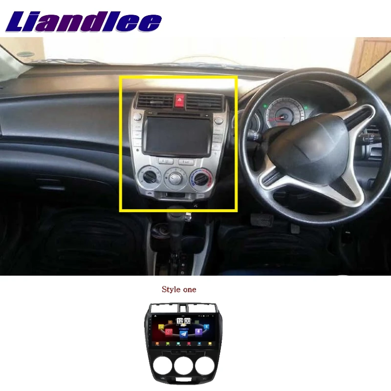 Для Honda City 2011 ~ 2017 LiisLee Автомобильный мультимедийный телевизор DVD gps аудио Hi-Fi Радио