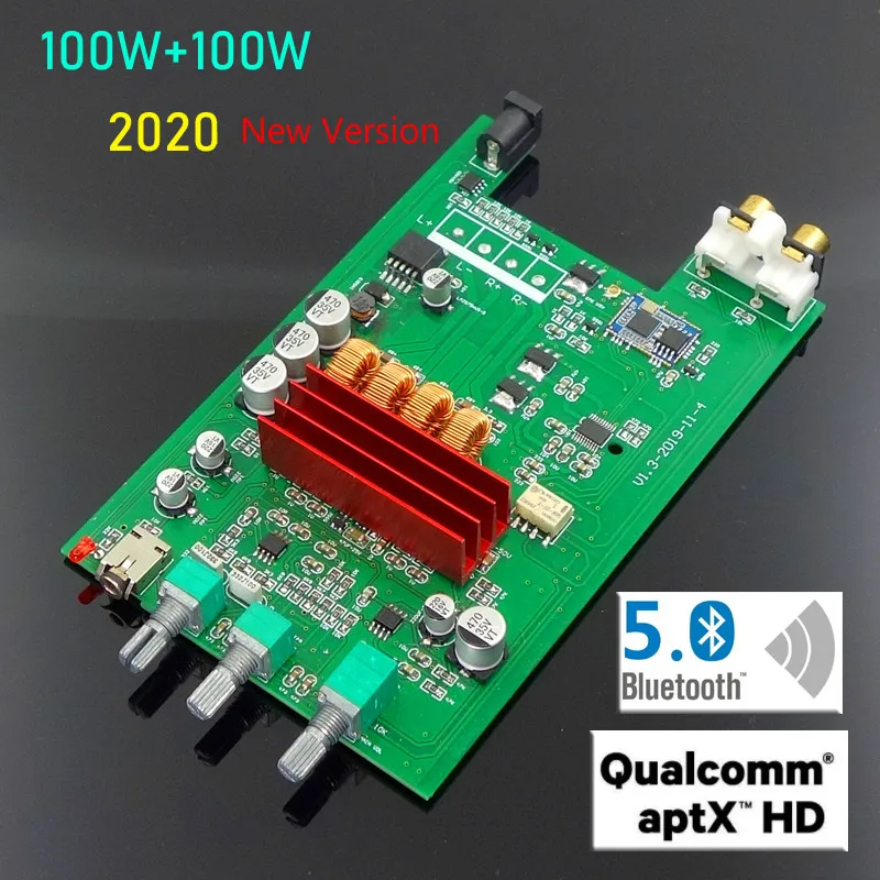 TPA3116D2 Bluetooth 5 0 цифровая плата усилителя 2 Channe 100 Вт + с независимым декодированием