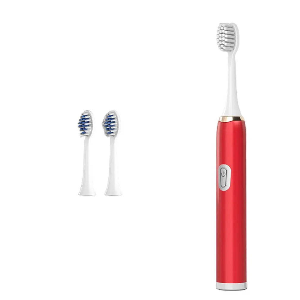 

Electric Toothbrush For Adult Household Soft Fur Replacement Heads Set Battery Powered Toothbrush With Brush Head Gift