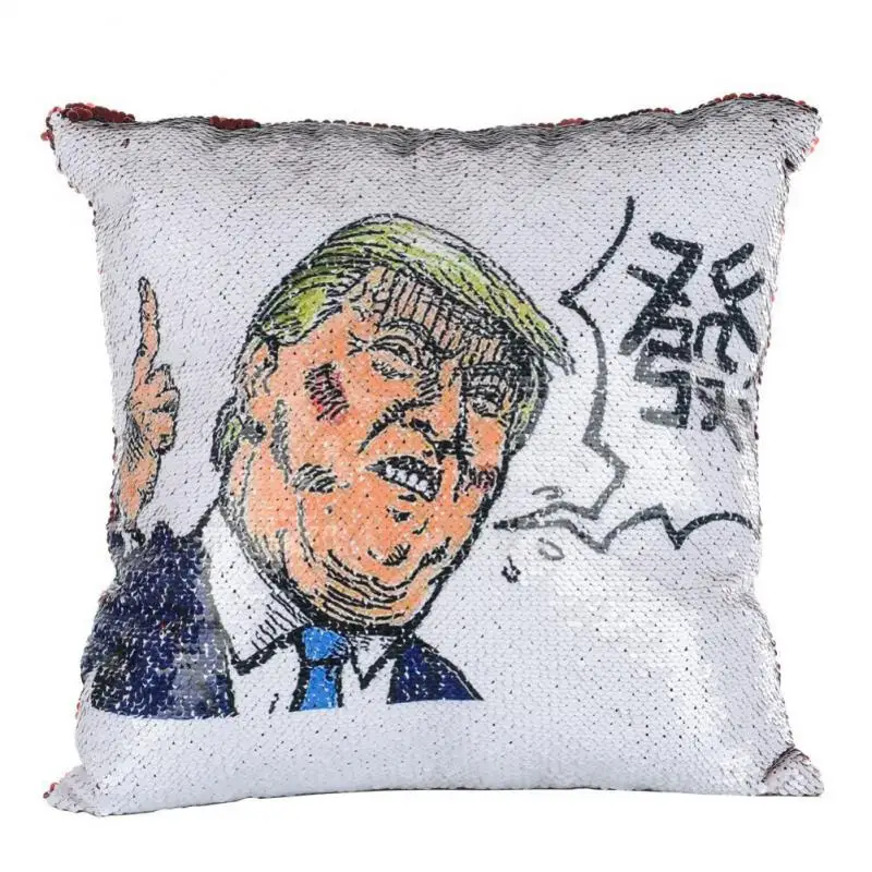 40x40cm Shining Sequins Pillow Color Changing Case Magical Pillowcase Cage Sofa Cushion Cover Home Bed Decor | Дом и сад