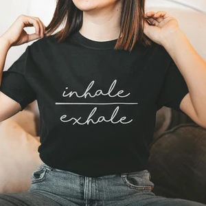 Вдыхайте выдохнуть Ван Пис, смешные футболки для женщин с коротким рукавом и О-образным вырезом Футболка для женщин хлопковая футболка для женщин Топ, свободная футболка Femme; Прямая поставка