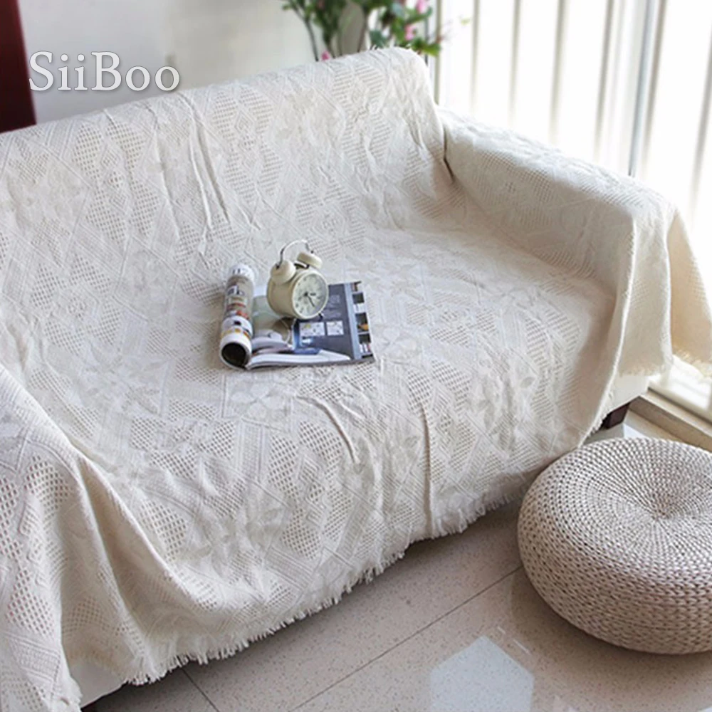 100% оригинальное винтажное жаккардовое покрывало для дивана в американском стиле